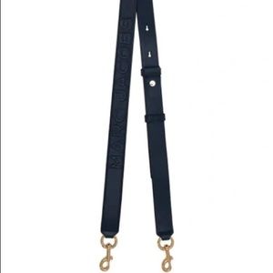 New Marc Jacobs Debossed Leather Bag Strap